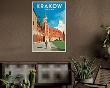 Krakau, Polen. van Poster Art Shop