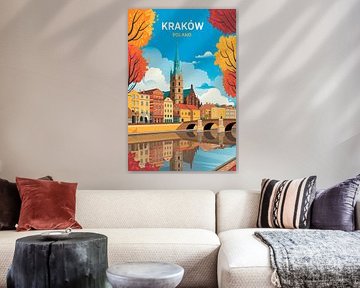 Krakau, Polen. van Poster Art Shop
