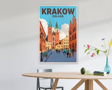 Krakau, Polen van Poster Art Shop