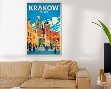 Cracovie, Pologne sur Poster Art Shop