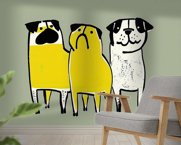 Example of the artwork in a room