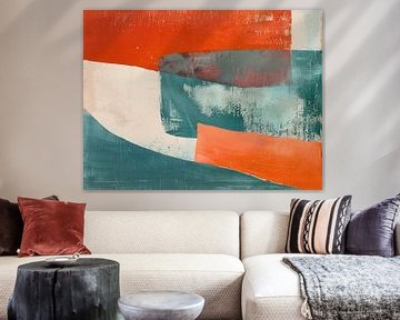 Landschap kleurrijk schilderij van Modern Collection
