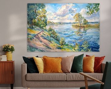 Landschaft im Monet-Stil von ARTEO Gemälde