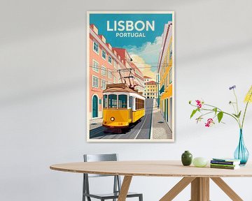 Lissabon, Portugal. van Poster Art Shop