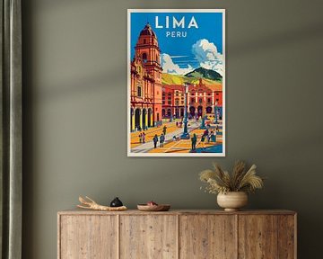 Lima, Peru. van Poster Art Shop
