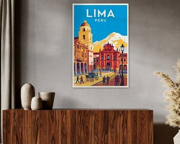 Lima, Peru. van Poster Art Shop