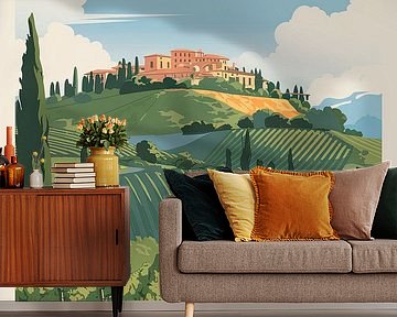 Lazio, Italy by Poster Art Shop