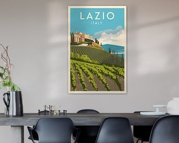 Lazio, Italië. van Poster Art Shop
