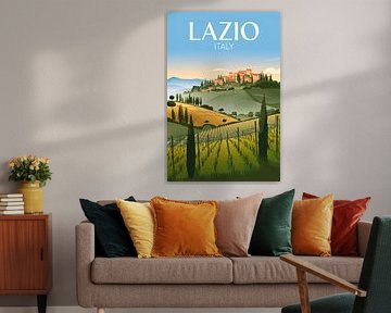 Lazio, Italien. von Poster Art Shop