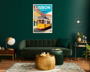 Lissabon, Portugal. van Poster Art Shop