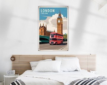 Londen, Engeland. van Poster Art Shop