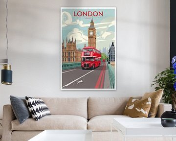 Londen, Engeland van Poster Art Shop