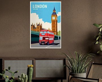 Londen, Engeland van Poster Art Shop