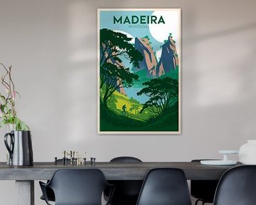 Madère, Portugal. sur Poster Art Shop
