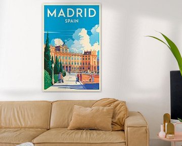 Madrid, Spanje. van Poster Art Shop