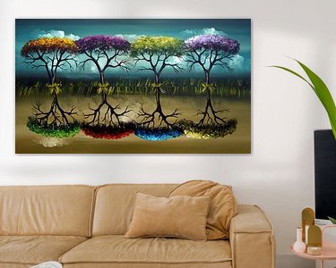 Example of the artwork in a room