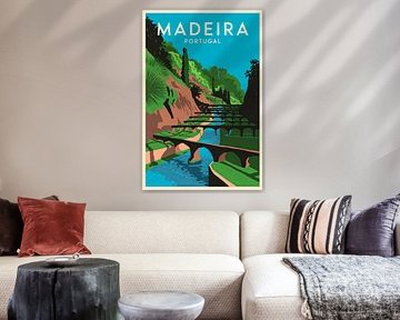 Madère, Portugal. sur Poster Art Shop