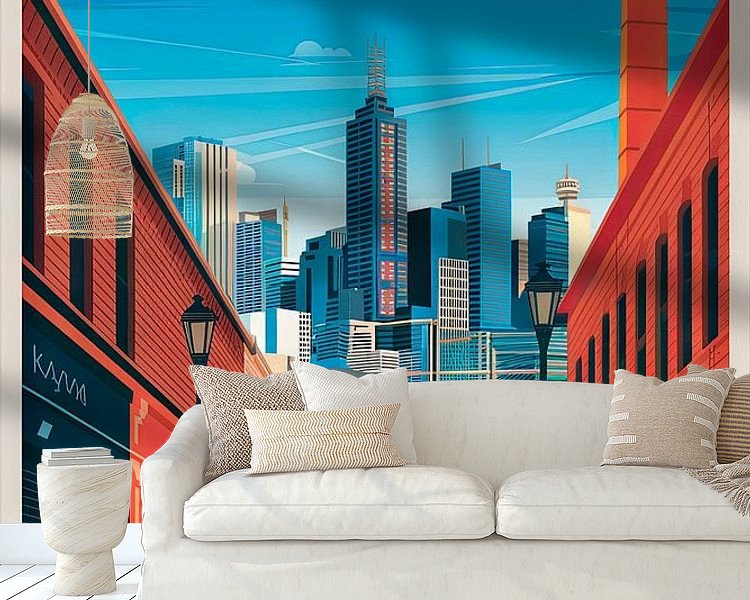 Example of the artwork in a room