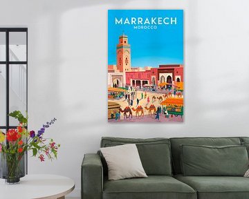 Marrakech, Marokko. von Poster Art Shop