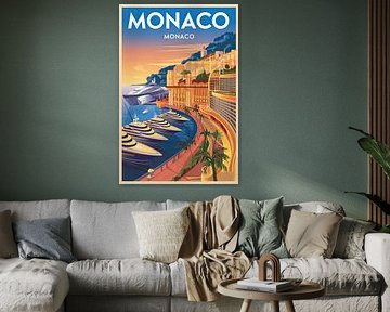Monaco, Monaco by Poster Art Shop