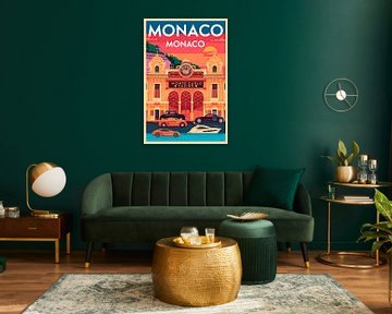 Monaco, Monaco. van Poster Art Shop