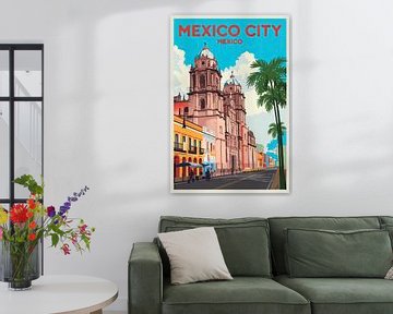 Mexico-Stad, Mexico van Poster Art Shop