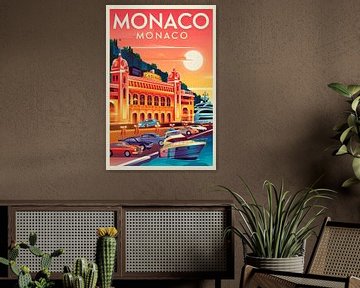Monaco, Monaco. von Poster Art Shop