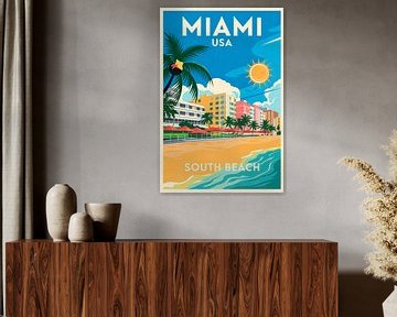 Miami, VS van Poster Art Shop
