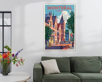 Montreal, Canada. by Poster Art Shop