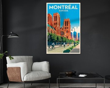 Montréal, Canada. by Poster Art Shop