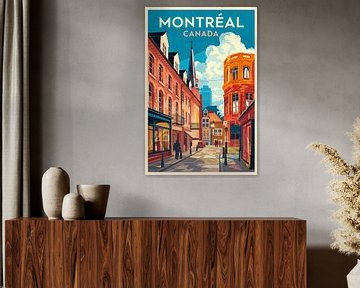Montréal, Canada by Poster Art Shop