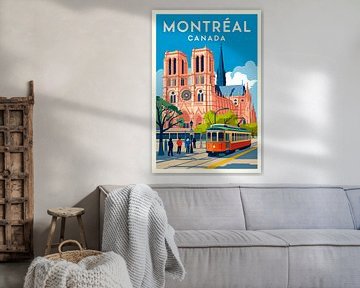 Montréal, Canada. by Poster Art Shop