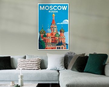 Moscow, Russia by Poster Art Shop