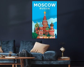 Moscow, Russia by Poster Art Shop