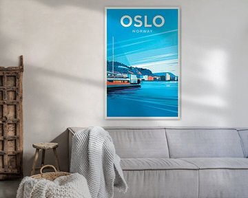 Oslo, Noorwegen. van Poster Art Shop