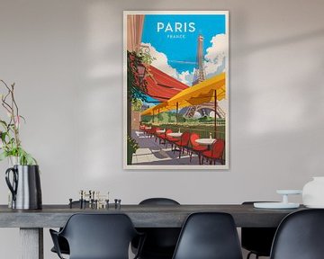 Parijs, Frankrijk. van Poster Art Shop