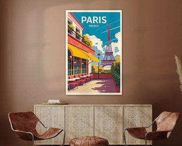 Parijs, Frankrijk van Poster Art Shop