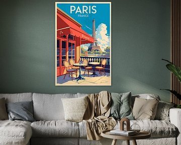 Parijs, Frankrijk. van Poster Art Shop
