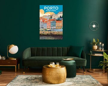 Porto, Portugal. van Poster Art Shop