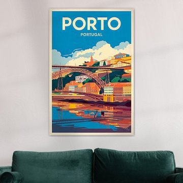 Porto, Portugal. by Poster Art Shop