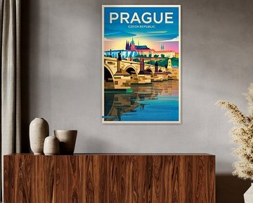 Praag, Tsjechië. van Poster Art Shop