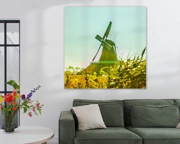 Windmill, Zaanse Schans (Netherlands) von Stewart Leiwakabessy