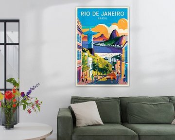 Rio de Janeiro, Brasil. von Poster Art Shop