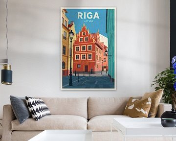 Riga, Letland van Poster Art Shop