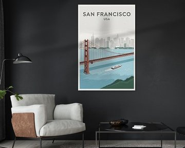 San Francisco, VS. van Poster Art Shop