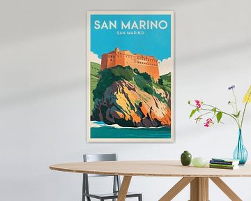San Marino, San Marino. von Poster Art Shop