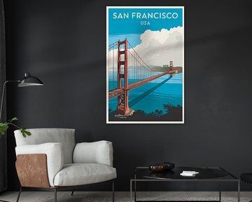 San Francisco, VS van Poster Art Shop