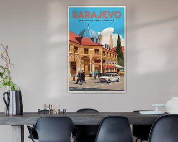 Sarajevo, Bosnië en Herzegovina. van Poster Art Shop