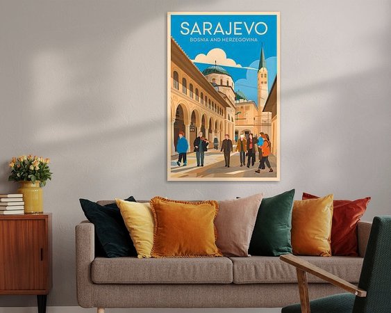 Example of the artwork in a room