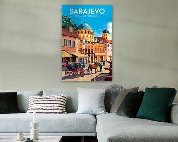 Sarajevo, Bosnie-Herzégovine. sur Poster Art Shop